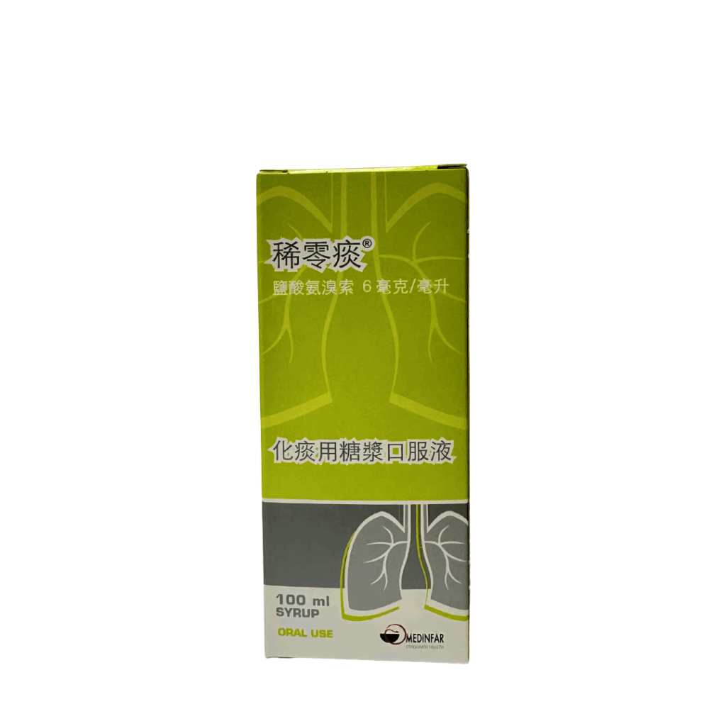 Ambroxol (Mucodrenol) 6mg/mL Syrup (HK-65624)