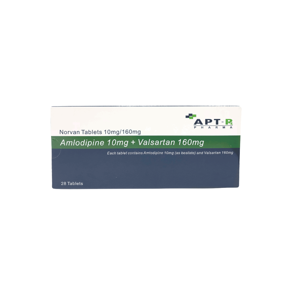 Amlodipine/Valsartan (Norvan) 10mg/160mg Tab (HK-66376)