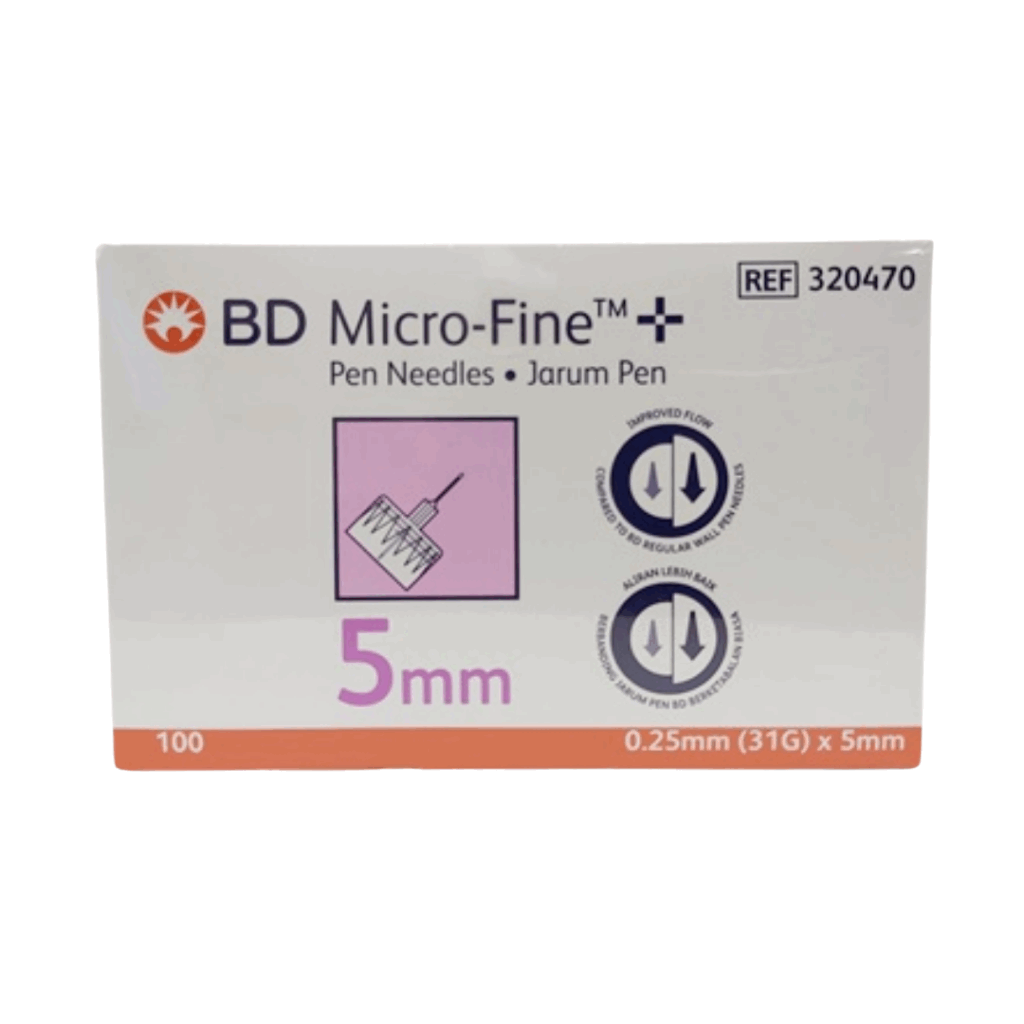 BD 5mm Micro-Fine Needle 胰島素專用針頭 (100針)