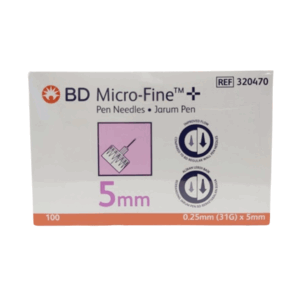 BD 5mm Micro-Fine Needle 胰島素專用針頭 (100針)