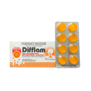 Difflam Lozenges 特快靈消炎殺菌喉糖 (香橙味) (HK-53393)