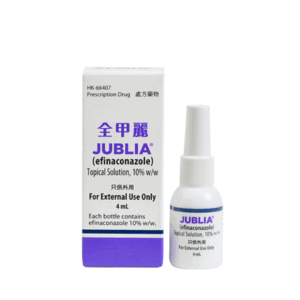 Efinaconazole (Jublia) 10% Topical Solution 全甲麗抗甲癬藥液 (HK-66407)