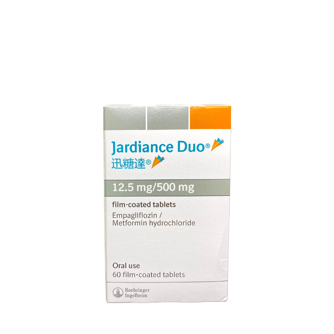 Jardiance Duo (EmpagliflozinMetformin) 12.5mg500mg Tab 迅糖達 (HK-65019)