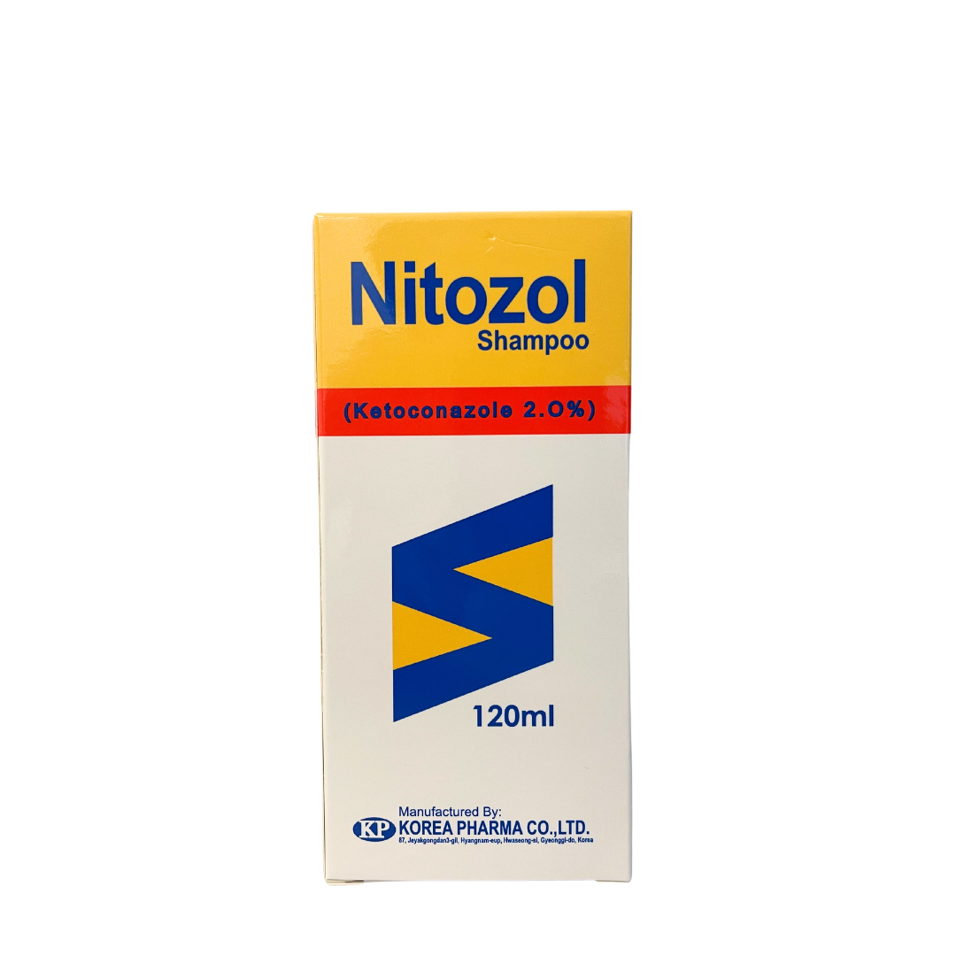 Ketoconazole (Nitozol) 2_ Shampoo (HK-45564) (120mL)