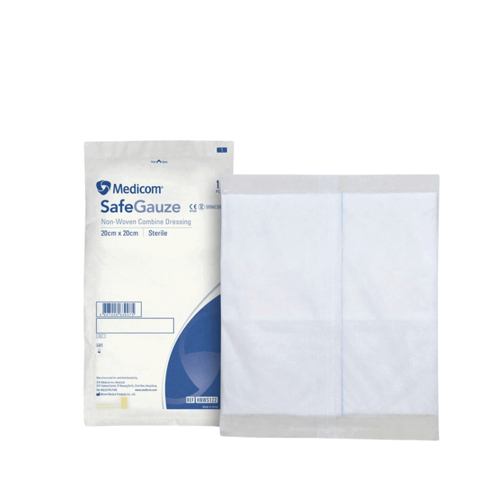 Medicom SafeGauze Non-Woven Combine Dressing (20cm x 20cm)