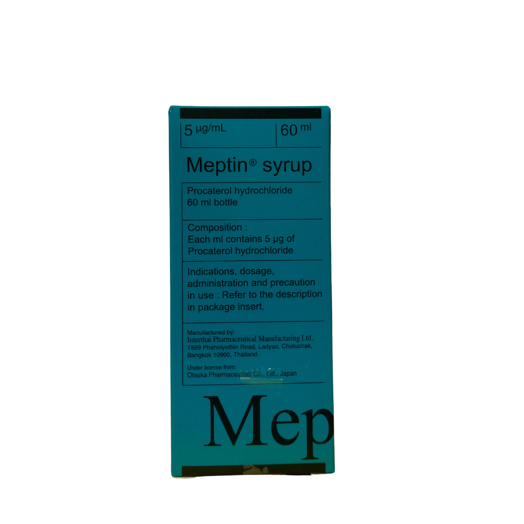 Procaterol (Meptin) 5mcgmL Oral Syrup 氣管擴張藥水 (HK-51340) (60mL)