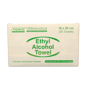 TCM Alcohol Towel 酒精消毒濕紙巾 (16cm x 20cm) (25張)