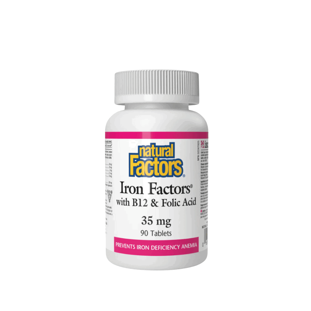 Natural Factors Iron Factors 35mg 鐵劑 (90粒)